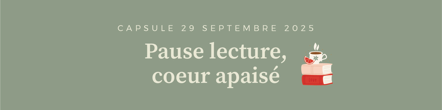 Pause lecture, coeur apaisé