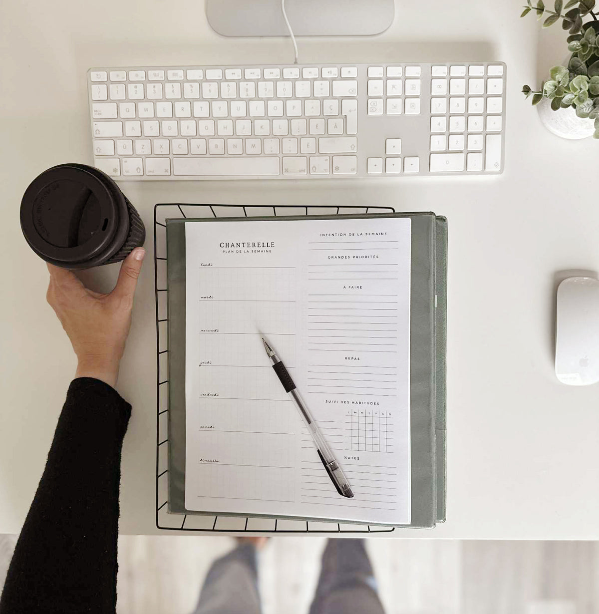 Bloc-notes Planification Hebdomadaire