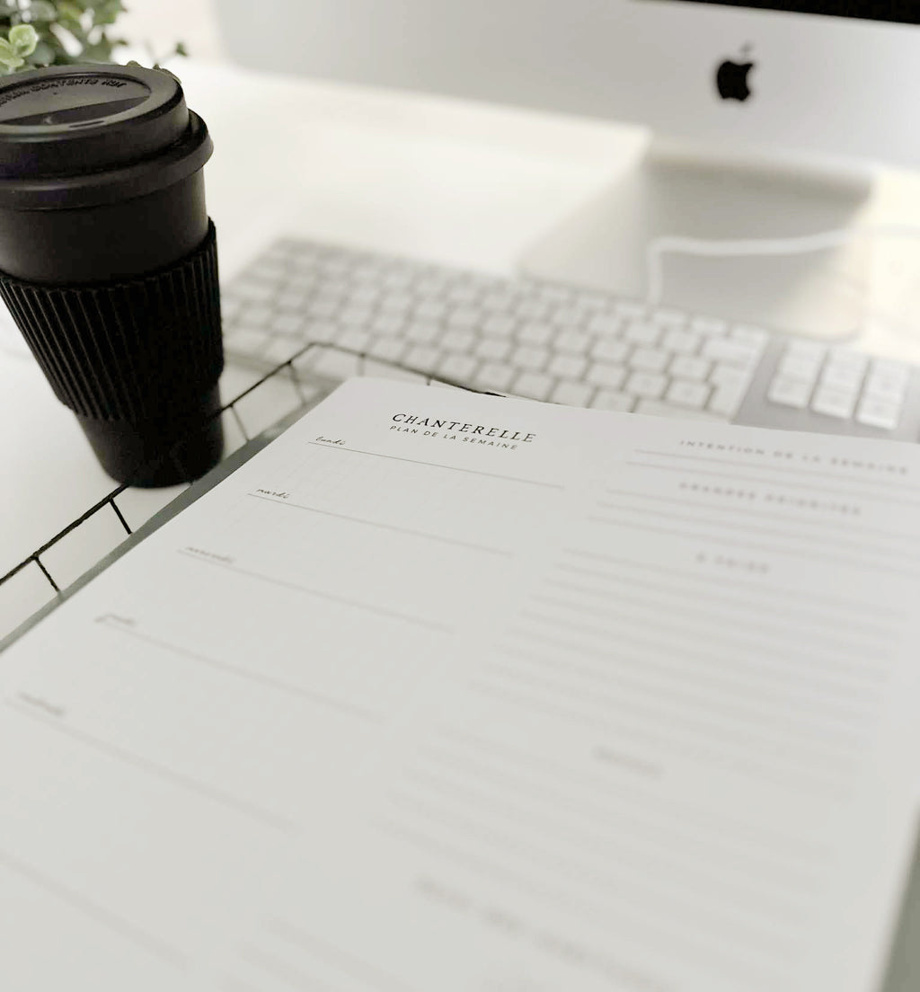 Bloc-notes Planification Hebdomadaire