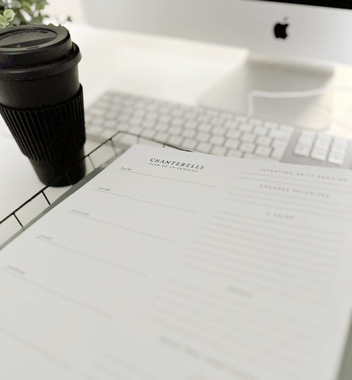 Bloc-notes Planification Hebdomadaire